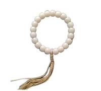 KFGISD, Buddhist Prayer Beads Bracelet,bead bracelet,Prayer Beads,White Jade Bodhi Root Beaded Bracelet Handmade,Buddhist Prayer Beads(D)