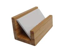KFGISD, Business Card Holder Bamboo Wood Desktop Business Card Display Holder Business Card Stand Business Card Holders Display ,Business Card Holders