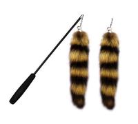 KFGISD, Cat Toys Cat Feather Teaser Stick Wand Pet Retractable Feather Bell Refill Replacement Catcher Product B,Cat Toys(B)