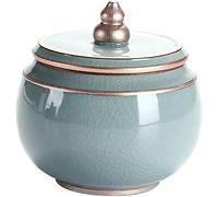 KFGISD, Ceramic Tea Jar,Jars Containers,Kitchen Food Storage Canister,Tea Packaging Cans Ceramic Tea Cans Small Storage Cans for Kitchen,Storage Jars