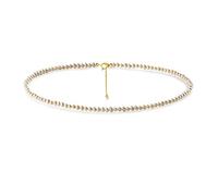 KFGISD, Classic Gentle Mini Pearl Choker Grade High-Light Real Pearl Stainless Steel Necklace White Timeless Elegance Jewelry ，Necklaces