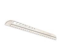 KFGISD, Clear Scale Angle Meter Stainless Steel Protractor Multifunctional Tool scale ruler office compass protractor tool Set,Rulers