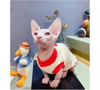 KFGISD, Cotton thin stretch cat clothes, no cavity clothes ，Cat Clothing(XL)