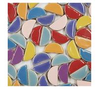 KFGISD, Creative Ceramic Mosaic Tiles DIY Hobbies Craft Art Handmade Decorative Materials Various Mixes Irregular Mini Mosaic Tile 100g,Mosaic Tiles(X)