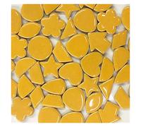 KFGISD, Creative Ceramic Mosaic Tiles DIY Hobbies Craft Art Handmade Decorative Materials Various Mixes Irregular Mini Mosaic Tile 100g,Mosaic Tiles(C)