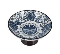 KFGISD, Divided Dinner Plates,The Diet Control Plate,Dinner Plates, Vintage Style Fruit Dish, Food Plate Cake Plate Snack Plates,Plates(Blue)