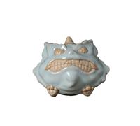 KFGISD, Divine Beast Figurine Ceramic Tea Pet Desk Ornament, Tearoom Table Decoration Gifts,Tea Pets(C)