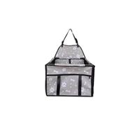 KFGISD, Dog Car Seat Pet Car Mat Waterproof Breathable Multicolor Travel Folding Hammock Pet Bag Carrying,Car Dog Seats(Bone footprints)