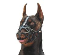 KFGISD, Dog Muzzle To Prevent Biting,Soft Muzzle For Dogs Medium,Breathable,Adjustable,Humane Design,Allows Panting And Drinking,Dog Muzzle Cover(No. 4)