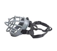 KFGISD, Dog Muzzle To Stop Chewing,Breathable,Adjustable,Humane Design,Large Breathing Hole,Elastic Buckle,For Large Dogs Prevent Biting,Dog Muzzle Cover(Grey,No. 5)
