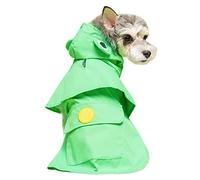 KFGISD, Dog Rain Jacket Innovative Waterproof Cloak Dog Rain Jacket Convenient Easy Wear Dog Raincoat Pet Supplies,Rain Coat for Dogs(Green,L)