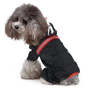 KFGISD, Dog Raincoat Lightweight Pet Clothes Waterproof Dog Jacket with Pocket Puppy Raincoat for Small Medium Dogs,Rain Coat for Dogs(Black,M)
