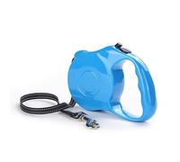 KFGISD, Dog Retractable Lead Leash 5M Durable Dog Leash Automatic Retractable Nylon Dog Lead Extending Puppy Walking Leads,Dog Traction Leash(Blue)