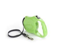 KFGISD, Dog Retractable Lead Leash 5M Durable Dog Leash Automatic Retractable Nylon Dog Lead Extending Puppy Walking Leads,Dog Traction Leash(Green)