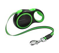 KFGISD, Dog Retractable Lead Leash Green Long Strong Pet Leash For Large Dogs Nylon Retractable Big Dog Walking Leash Leads 5M Plus,Dog Traction Leash(5M Plus)