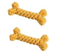 KFGISD, Dog Toys For Small Large Dogs Bones Shape Cotton Pet Puppy Teething Chew Bite Resistant Toy Pets Supplies 2Pcs 02 ，Dog Toys(6)