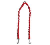 KFGISD, Double Dog Lead Red Pet Dog Coupler Leash Double Dog Walking Lead Bungee Elastic Two Dogs Leash Splitter,Dog Traction Leash