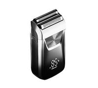 KFGISD, Electric Razor Electric Shaver Rechargeable Shaving Machine for Men Shaver Beard Razor Wet-Dry Use Beard Trimmer Hair Trimmer,Razors(Silver)