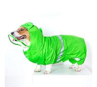 KFGISD, Fashion Cute Dog Raincoat for Small Medium Dogs Rain Coat Pet Clothes Pug Waterproof Jacket Pet Supplies,Rain Coat for Dogs(S)
