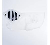 KFGISD, Fashion Design Spring Dog Raincoat Translucent Waterproof Dog Clothing for Small Medium Dogs Raining Coat Puppy Raincoat,Rain Coat for Dogs(White,M)