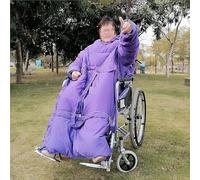 KFGISD, Foldable Windproof Adults Cosy Wheelchair Cover Windproof Lap Blanket ，Wheelchair Blankets(D)