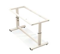 KFGISD, for Folding Tables, Stand up Desk Frame Height Adjustable Table Legs Sit Stand Desk Frame ，Metal Furniture Legs(White,65 * 95cm/25.6 * 37.4in)