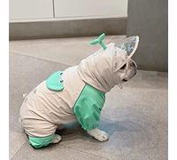 KFGISD, French Bulldog Frog Raincoat Pet Dog Waterproof Clothes for Small Medium Dogs Rain Jacket Pet Supplies,Rain Coat for Dogs(2xl)