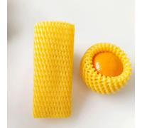 KFGISD, Fruit Protective Net Cover, for Home Garden Elastic Anti Collision Foam Network Pipe Transport Protect Packing Mesh Bag 140pcs,Foam mesh Sleeve(Orange,12x7cm)