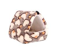 KFGISD, Hamster Nest Small Animal Pets Cage Hammock Guinea Pig Squirrel Mice Rat Sleepping Bed Warm Nest House C S,Birdhouse(E,M)