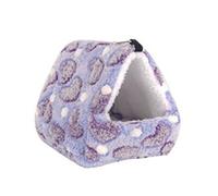 KFGISD, Hamster Nest Small Animal Pets Cage Hammock Guinea Pig Squirrel Mice Rat Sleepping Bed Warm Nest House C S,Birdhouse(C,S)