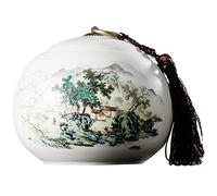 KFGISD, Handmade Ceramic Cremation Urn for Small Dogs, Cats, Rabbits, Small Animals, Human, Cremation of Ashes Memorial,Pet Urns(B)