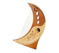 KFGISD, Harp 19-string 15-tone Small Harp Lyre Harp Stringed Instrument Lyre Harp,Harps(1 19,String)