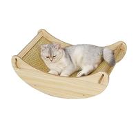 KFGISD, Indoor pet cat Swing bed, floor standing Cat Hammock, Safety Cat Shelves Space Saving Window Mounted Cat Seat for Large Cats,Cat Bed(C)