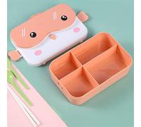 KFGISD, Insulated Lunch Box School Portable Rectangula Leakproof Plastic Bento Food Container Kitchen Tool,Lunch Boxes,Lunch Boxes(Aorange)
