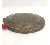 KFGISD, Japanese gong Authentic gong gong Instrument Pure Handmade Copper gong 36cm Authentic Chinese gong with red Sling Sound Quality,Gongs(40cm)