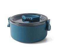 KFGISD, Large Capacity Round Lunch Box with Leakproof Lid Portable Office Heatable Lunchbox,Lunch Boxes,Lunch Boxes(Blue(Single))