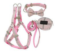 KFGISD, Leash Set Dog Harness And Leash Set Adjustable Nylon Dog Collar For Small Medium Dogs Pet Products Walking A M,Dog Carrier(A,M)