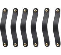 KFGISD , Leather Dresser Knobs， Includes 4 Colours of Screws Per Leather Handle,Leather Handles