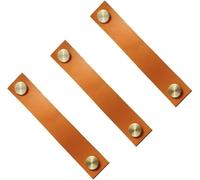 KFGISD , Leather Dresser Knobs， Wardrobe of Drawers Door Knob with Kits,Leather Handles