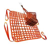 KFGISD, Lifting Cargo Net, Bungee Cargo Net, Load 0.3-3.5Ton, Orange,Cargo Lifting Nets(4 X 4M/Mesh 20cm/Load 3.5t)