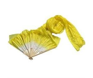 KFGISD, Long silk fan,Dance Folding Fan,Fan Veils 1PCS Pretty Hand Made Belly Dancing Fans ,Dance Folding Fan(Unique Colour)