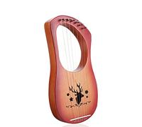 KFGISD, Lyre Harp 7 String Pattern Harp With Tuning Wrench, User Manual, Extra Strings, Picks For Adult Kids And Beginner,Harps