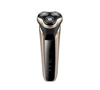 KFGISD, Men's Electric Shaver with LED Power Display/Washable Head/Fast g Floating Head Home Portable Travel Shaver,Razors(Gold)