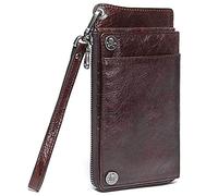 KFGISD, Men's RFID Blocking Wallet with Note Compartment, 11 Card Holder ，Wallets(Bruin)
