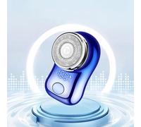 KFGISD, Mini Electric Shaver for Men Portable Beard Knife Type-C g Shavers Face Body Razor with Digital Power Display,Razors(Gradient Blue)