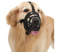 KFGISD, Muzzle For Large Dogs,Muzzle For Small Dog,Breathable,Adjustable,Padded,Allows Panting And Drinking,Resistant To Abrasion,Dog Muzzle Cover(No. 1)