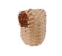 KFGISD, Nest Bird Cage Grass Egg Cage Bird House Outdoor Decorative Weaved Hanging Parrot Nest Houses Pet Bedroom F,Birdhouse(J)