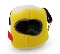 KFGISD, Nest Parrot Hammock Guinea Pig Bed Hole Comfortable Hamster House Warm Nest Hangable Small Animal Cage Hole,Birdhouse
