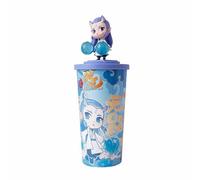 KFGISD, Nezha Large Capacity Water Cup - 500ml Heat Resistant Straw Cup, Perfect for Outdoor and Everyday Use,Ornaments(C)