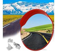 KFGISD, Panoramic Mirror,Spherical mirror,Wide Angle Round Traffic Mirror,Road Blindspot Mirror,60CM,Convex Road Mirror(60CM)